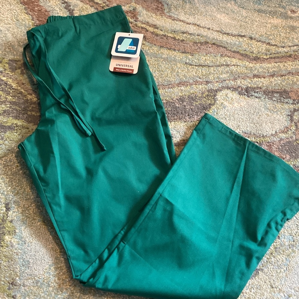 TWO (2) PAIRS Adar Medical Green Pants Bundle